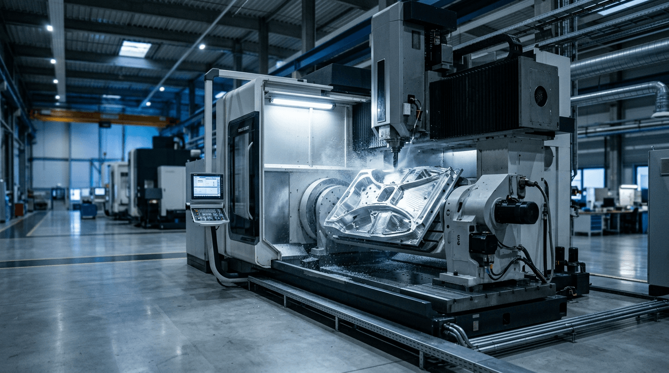 5-axis CNC machining center
