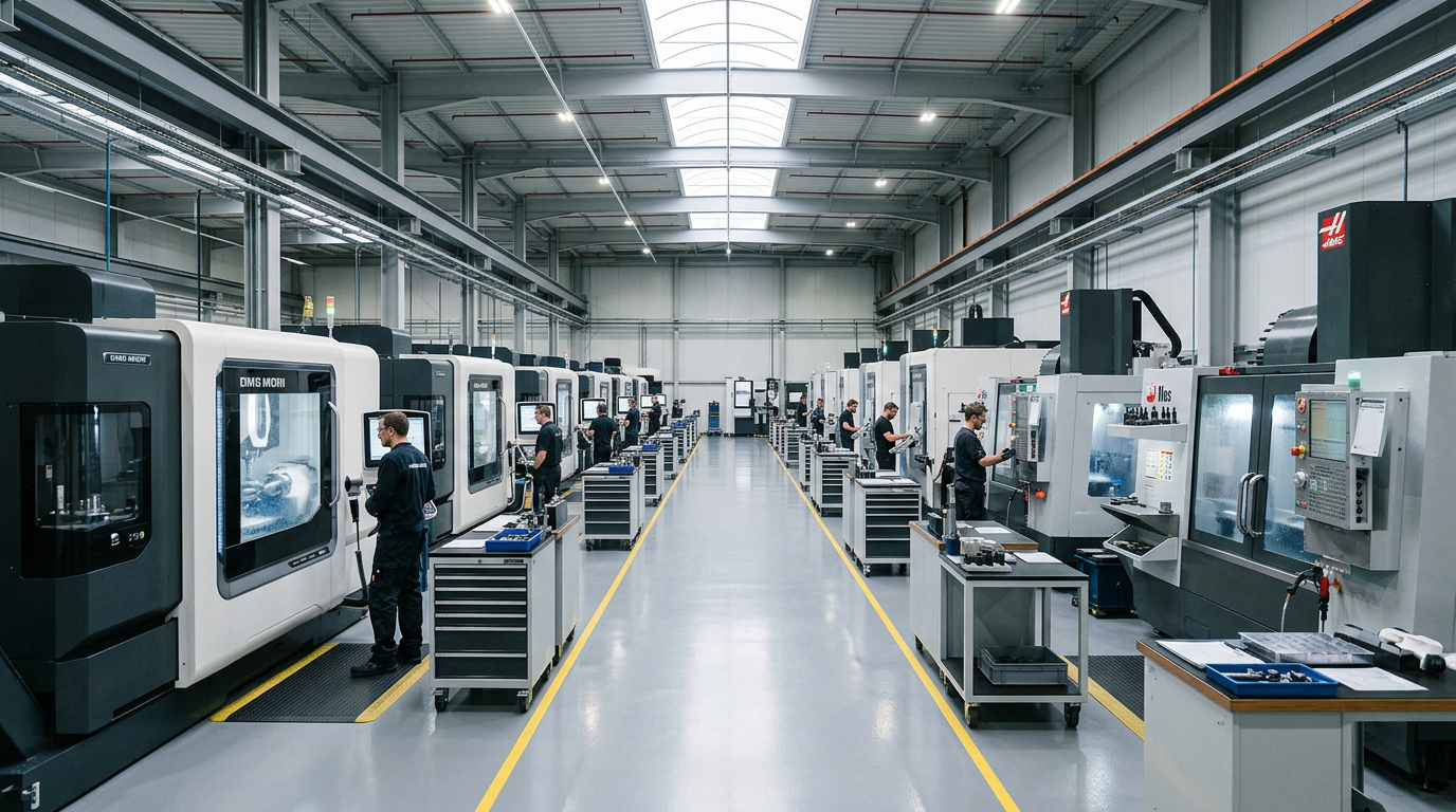 Weilaida precision manufacturing workshop